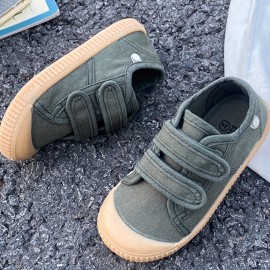 Girl's Solid Trendy Skate Shoes, Comfy Non Slip Breathable Sneakers