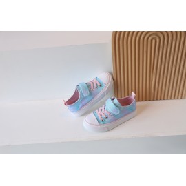 Girls Trendy Breathable Canvas Skate Shoes With Assorted Colors, Outdoor Low Top Anti-slip Flat Walking Sneakers