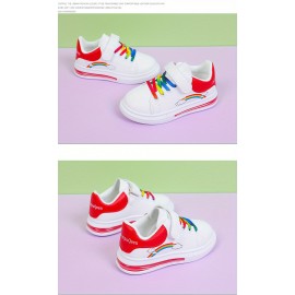 Girl's Trendy Soft Sole Skate Shoes, Comfy Non Slip Casual Breathable Sneakers For Kids Outdoor Activities