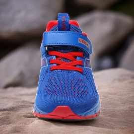 Boys Girls Sneakers Lightweight Breathable Strap Athletic Tennis Shoes For Running Walking Toddler Little Big Kid