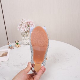 Trendy Elegant Sequin High Heel Shoes For Girls, Lightweight Non Slip Soft Bottom Dress Shoes For Performance Party, Spring 885A
