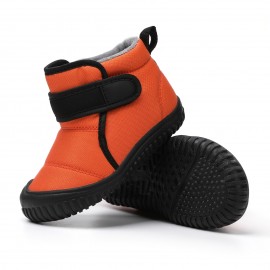 Girl's Snow Boots, Warm Fleece Cozy Non-slip Ankle Boots Plush Comfy Outdoor Hiking Shoes Lined Trekking Shoes, Winter