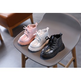 Trendy Cool Boots With Zipper For Girls, Wear-resistant Non-slip Boots For All Seasons