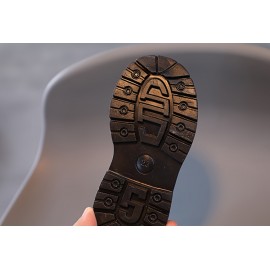 Trendy Cool Boots With Zipper For Girls, Wear-resistant Non-slip Boots For All Seasons