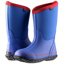 Unisex Kid's Solid Colour Waterproof Rain Boots, Comfy Non Slip Durable Water Shoes For Boy's & Girl's Outdoor Activities