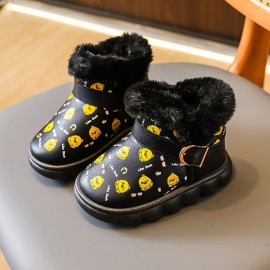 Casual Cool Ankle-high Boots For Girls Kids, Comfortable Non Slip Boots With Zipper For Indoor Outdoor Travel, All Seasons