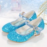 Trendy Elegant Sequin High Heel Shoes For Girls, Lightweight Non Slip Soft Bottom Dress Shoes For Performance Party, Autumn