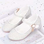 Trendy Elegant Rhinestone High Heel Shoes For Girls, Lightweight Breathable Non Slip Dress Shoes For Performance Party, All Seasons