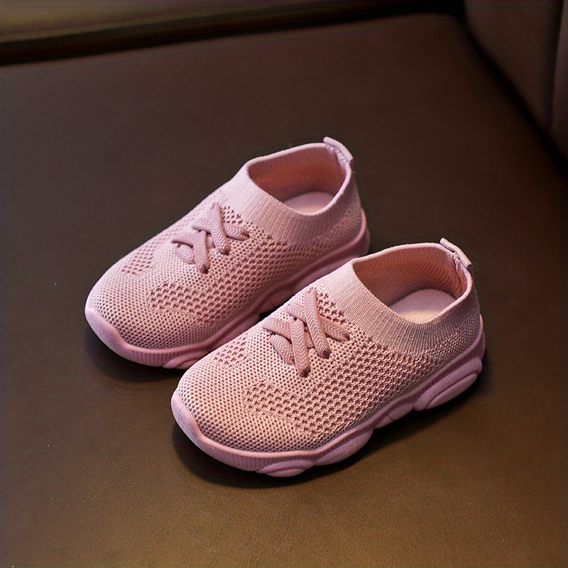 boys girls trendy knitted breathable lightweight comfy running shoes spring and summer details 4