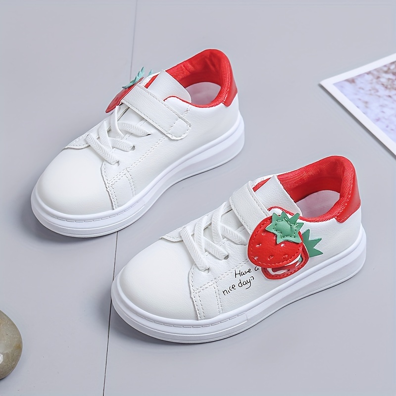 girls solid skate shoes comfy non slip style sneakers for workout activities details 4