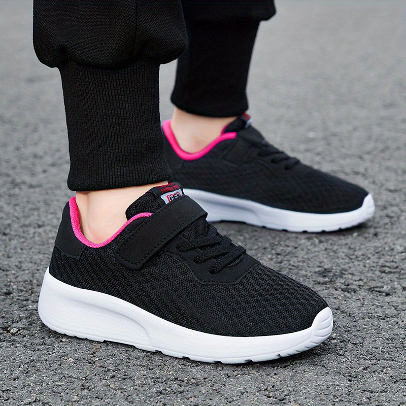 boys girls knitted comfy casual shoes breathable non slip sneakers kids footwear details 3