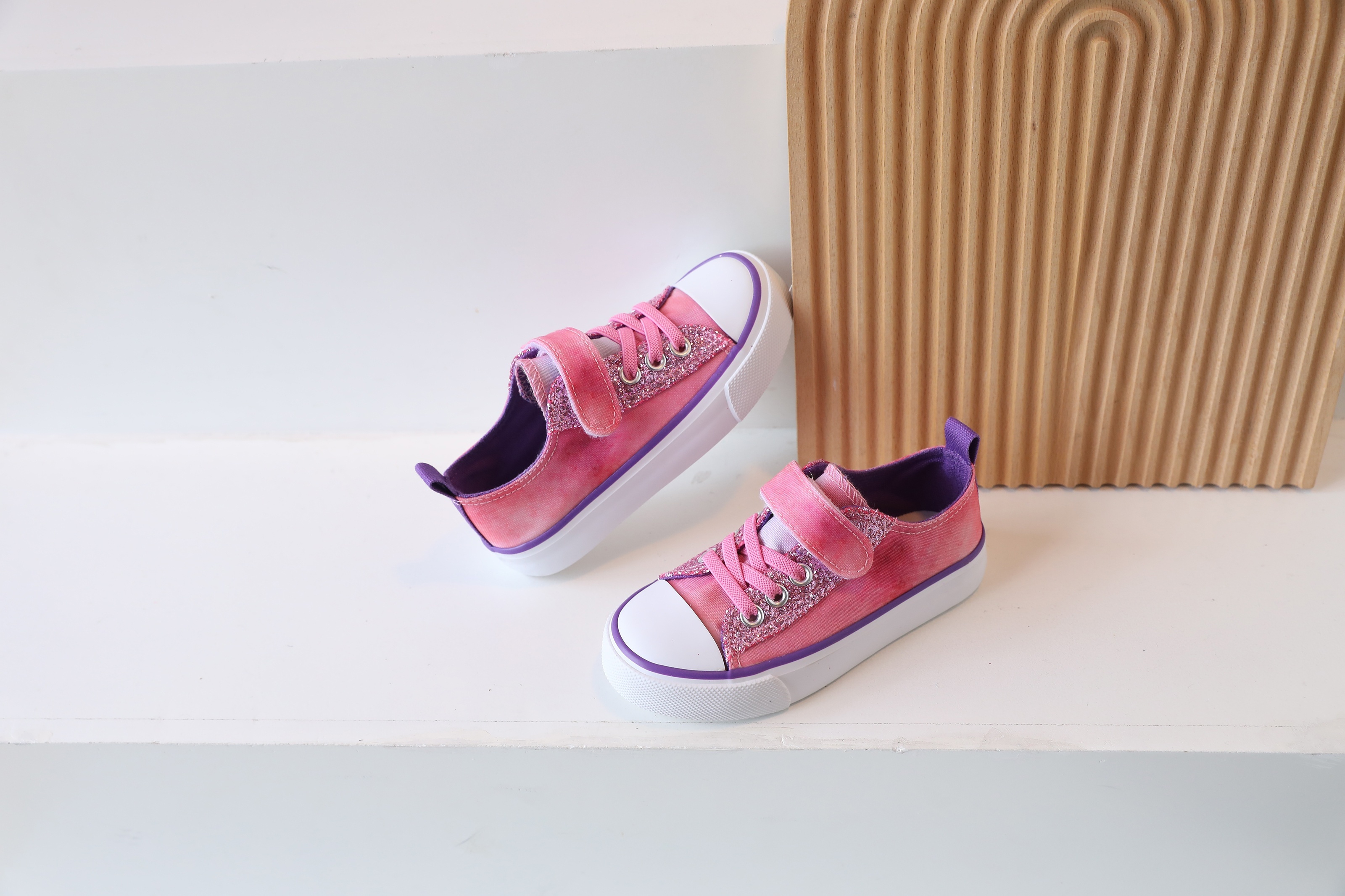 girls trendy breathable canvas skate shoes with assorted colors outdoor low top anti slip flat walking sneakers details 6