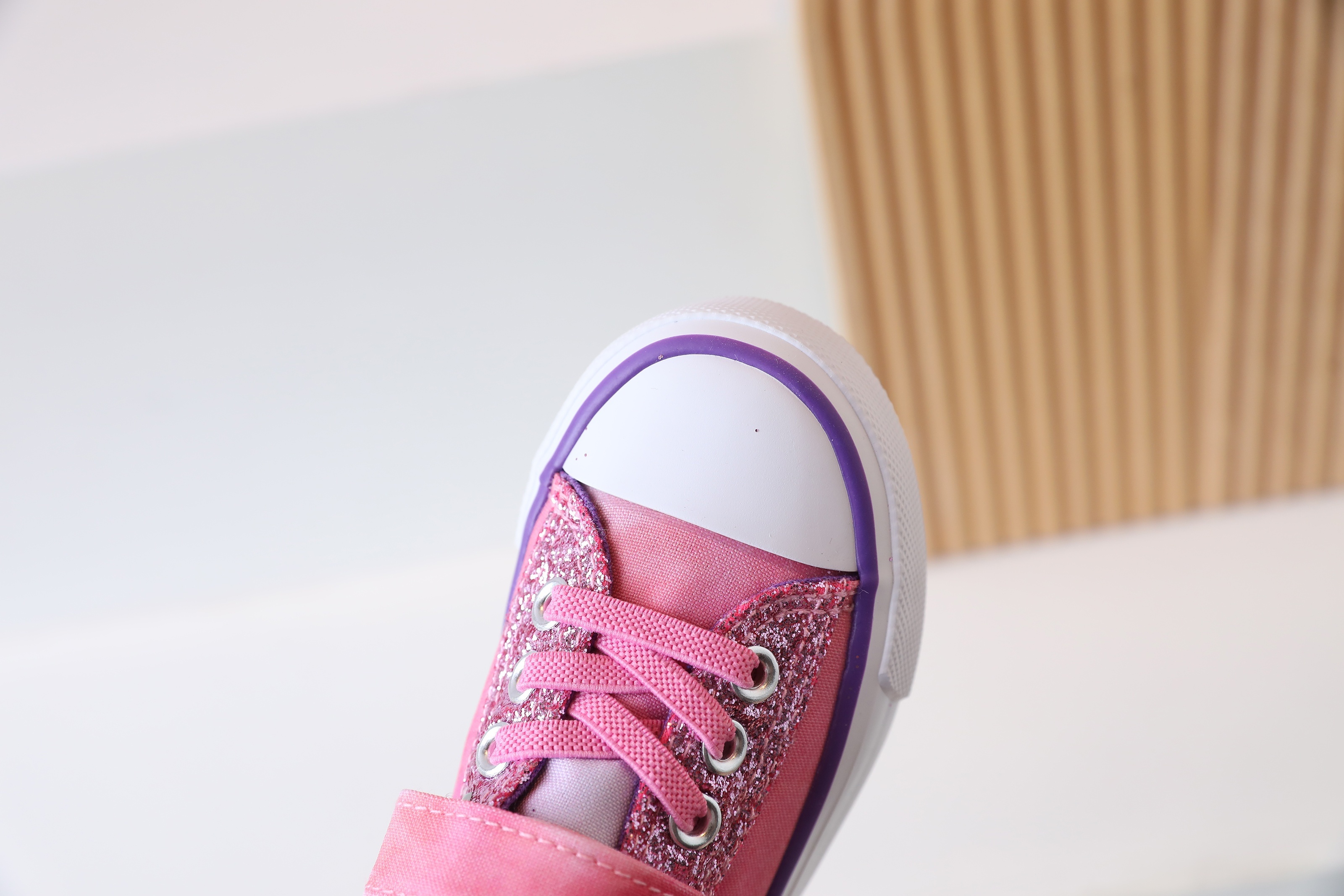 girls trendy breathable canvas skate shoes with assorted colors outdoor low top anti slip flat walking sneakers details 9
