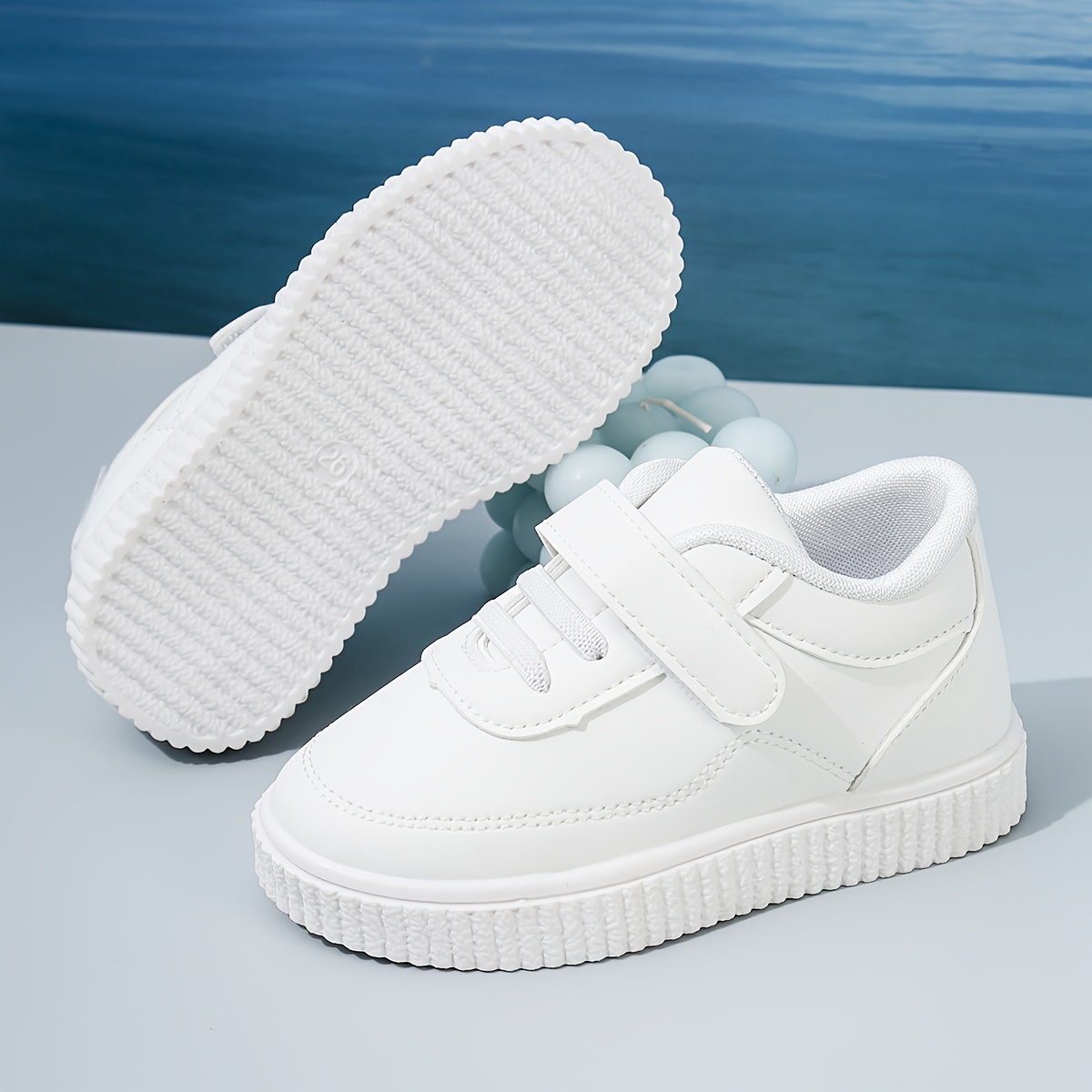 casual comfortable solid color low top sneakers for girls wear resistant non slip skateboard details 1