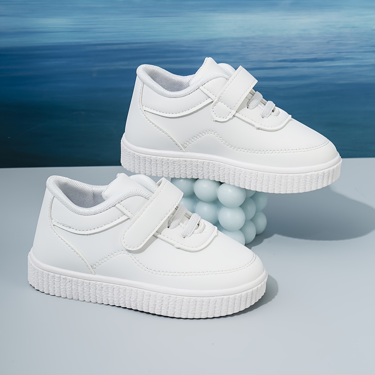casual comfortable solid color low top sneakers for girls wear resistant non slip skateboard details 4