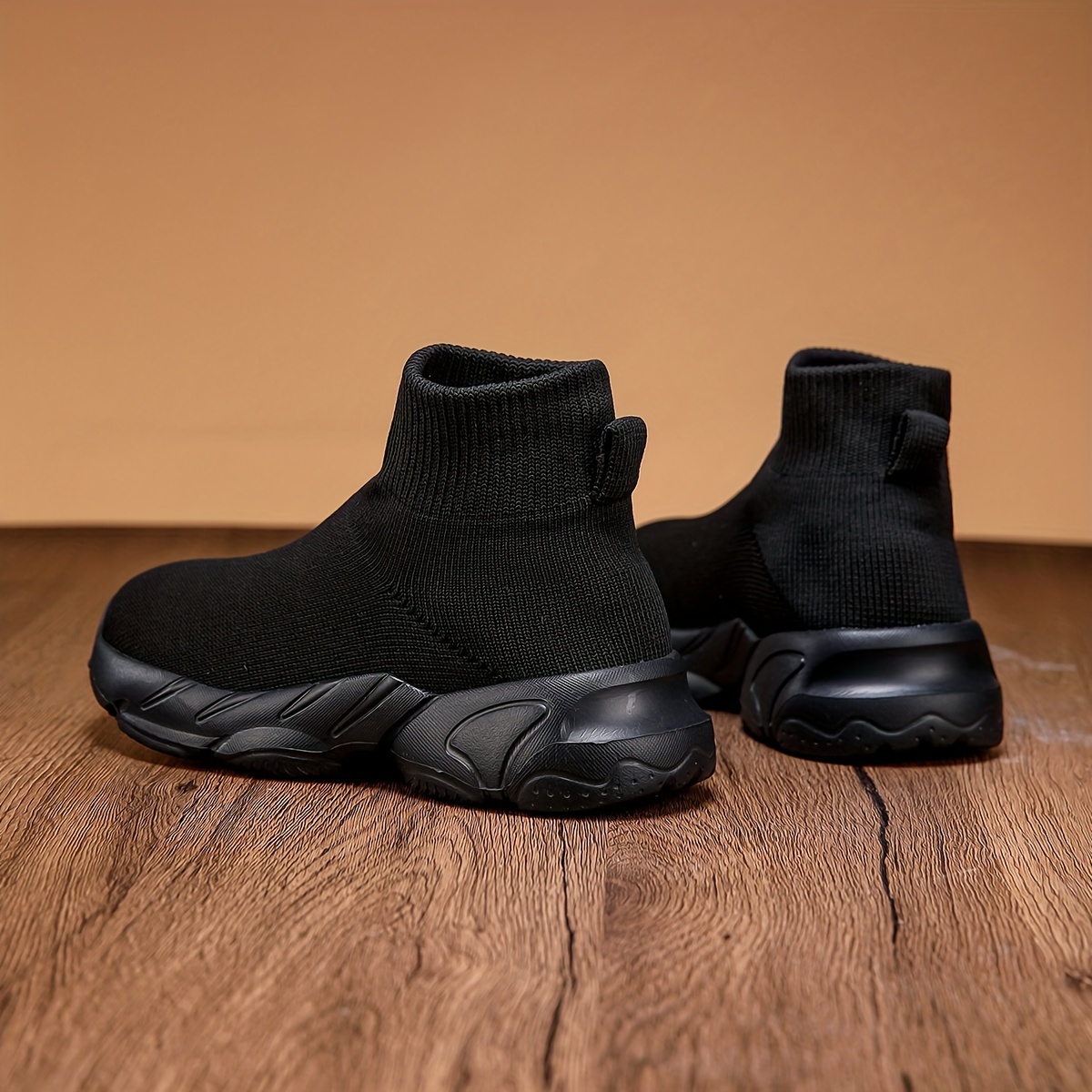 casual breathable woven sneakers for girls kids teenager lightweight anti slip high top slip on sneakers for indoor outdoor details 9