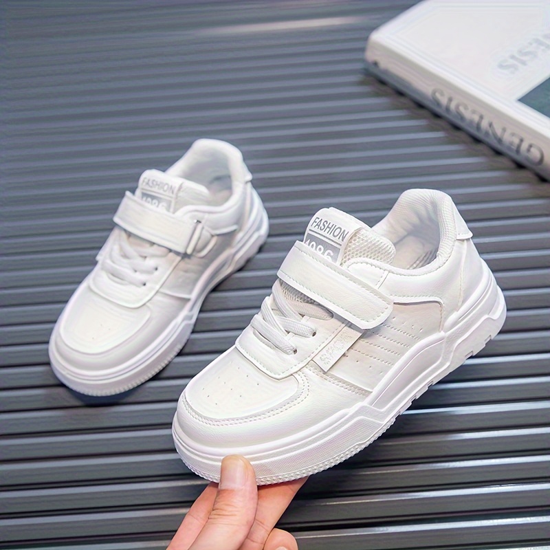casual comfortable solid color low top sneakers for girls breathable wear resistant skateboard shoes for autumn details 5