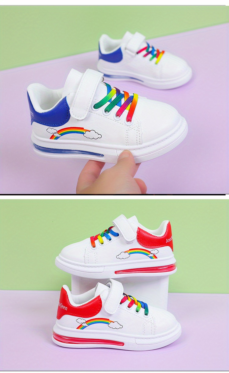 girls trendy soft shoes comfy non slip casual breathable sneakers for kids outdoor activities details 0