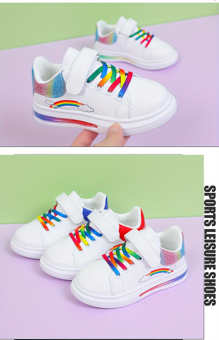 girls trendy soft shoes comfy non slip casual breathable sneakers for kids outdoor activities details 7