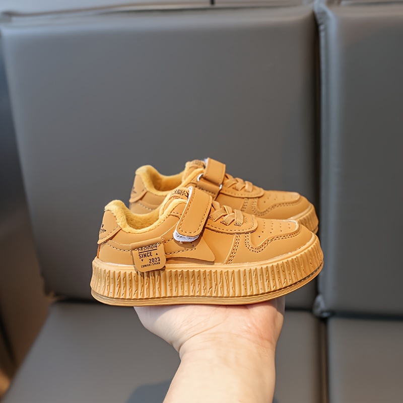 girls trendy design skate shoes comfy non slip casual thermal sneakers winter autumn details 1
