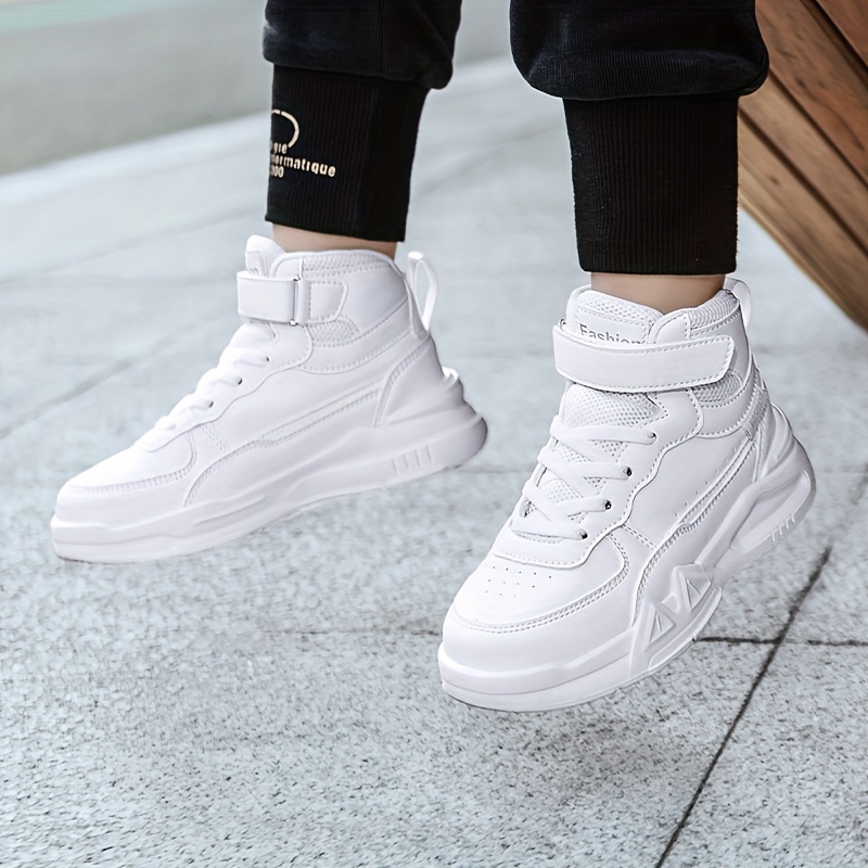 casual high top skateboard shoes with for girls lightweight anti slip sneakers for indoor outdoor details 1