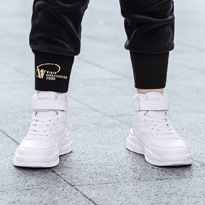 casual high top skateboard shoes with for girls lightweight anti slip sneakers for indoor outdoor details 2