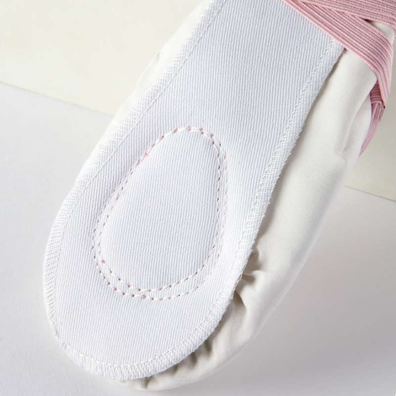 elegant gradient color bowknot slip on ballet shoes for girls anti slip soft sole dancing shoes for practice performance details 0
