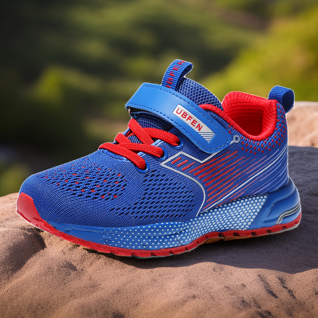 boys girls sneakers lightweight breathable strap athletic tennis shoes for running walking toddler kid details 0