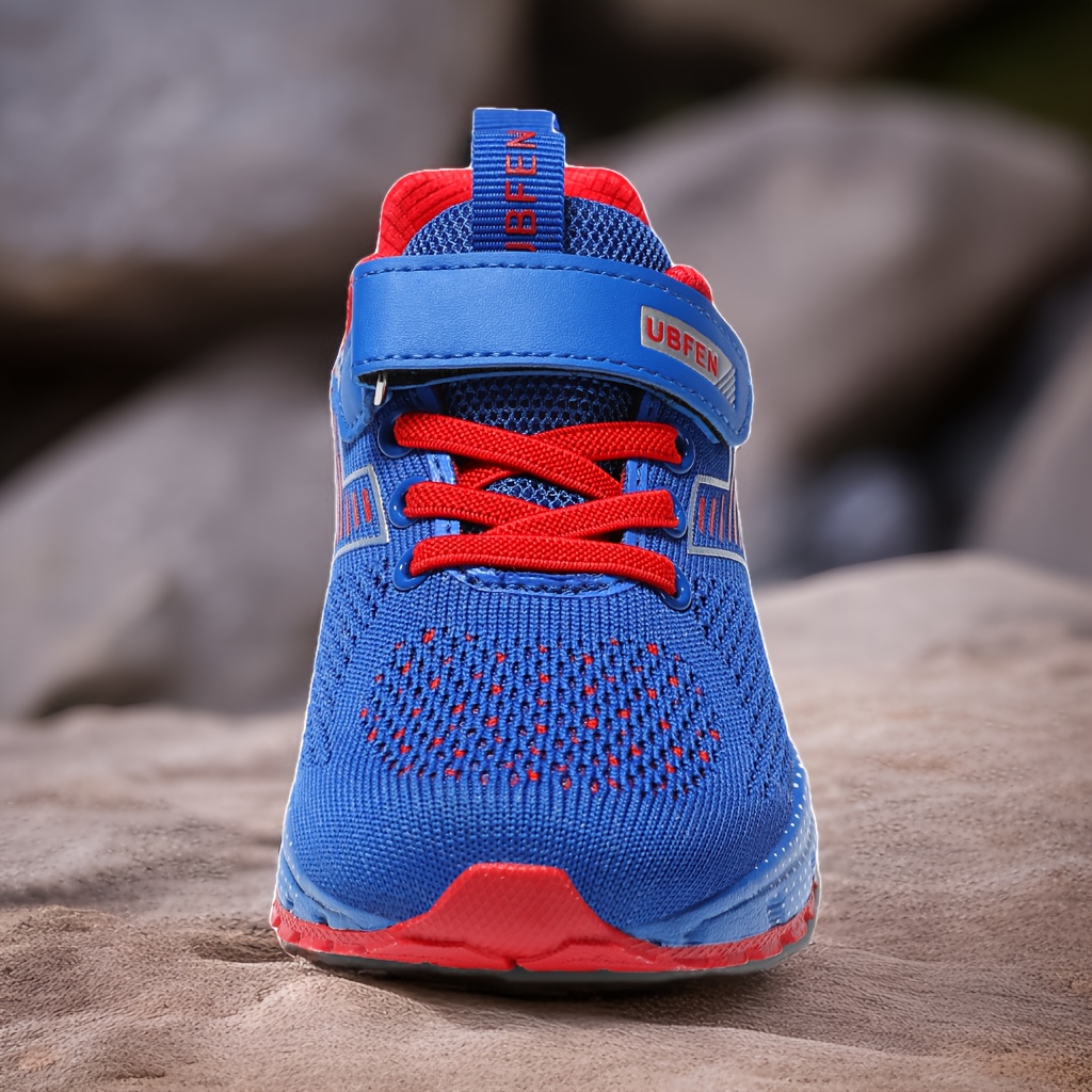 boys girls sneakers lightweight breathable strap athletic tennis shoes for running walking toddler kid details 1