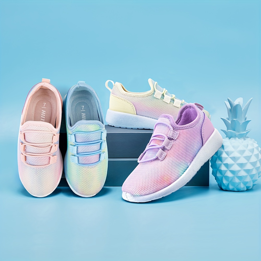 girls shoes kids slip on tennis sneakers walking running shoes details 1