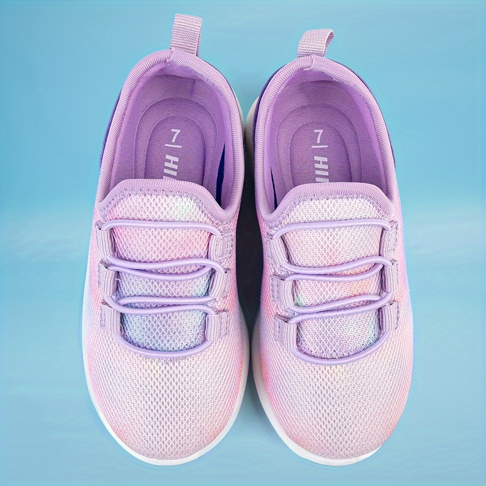 girls shoes kids slip on tennis sneakers walking running shoes details 5