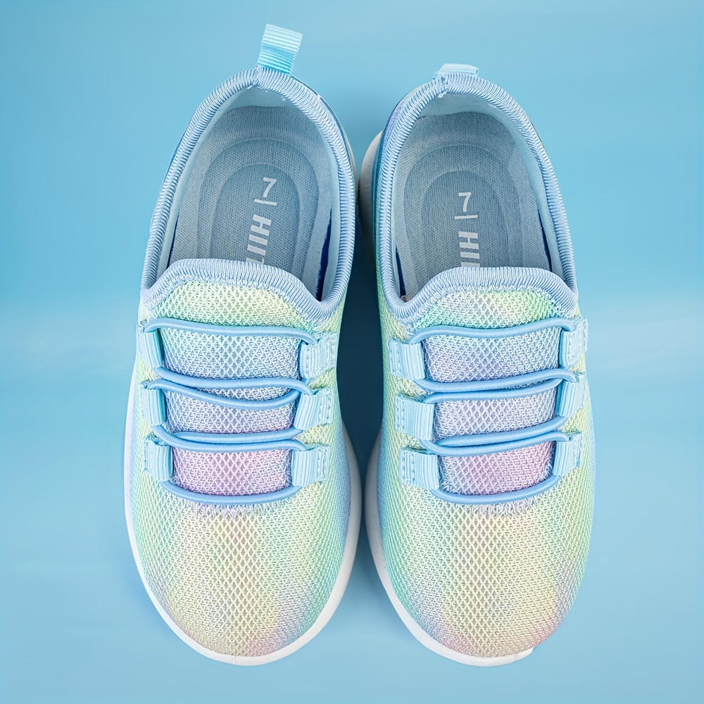 girls shoes kids slip on tennis sneakers walking running shoes details 6