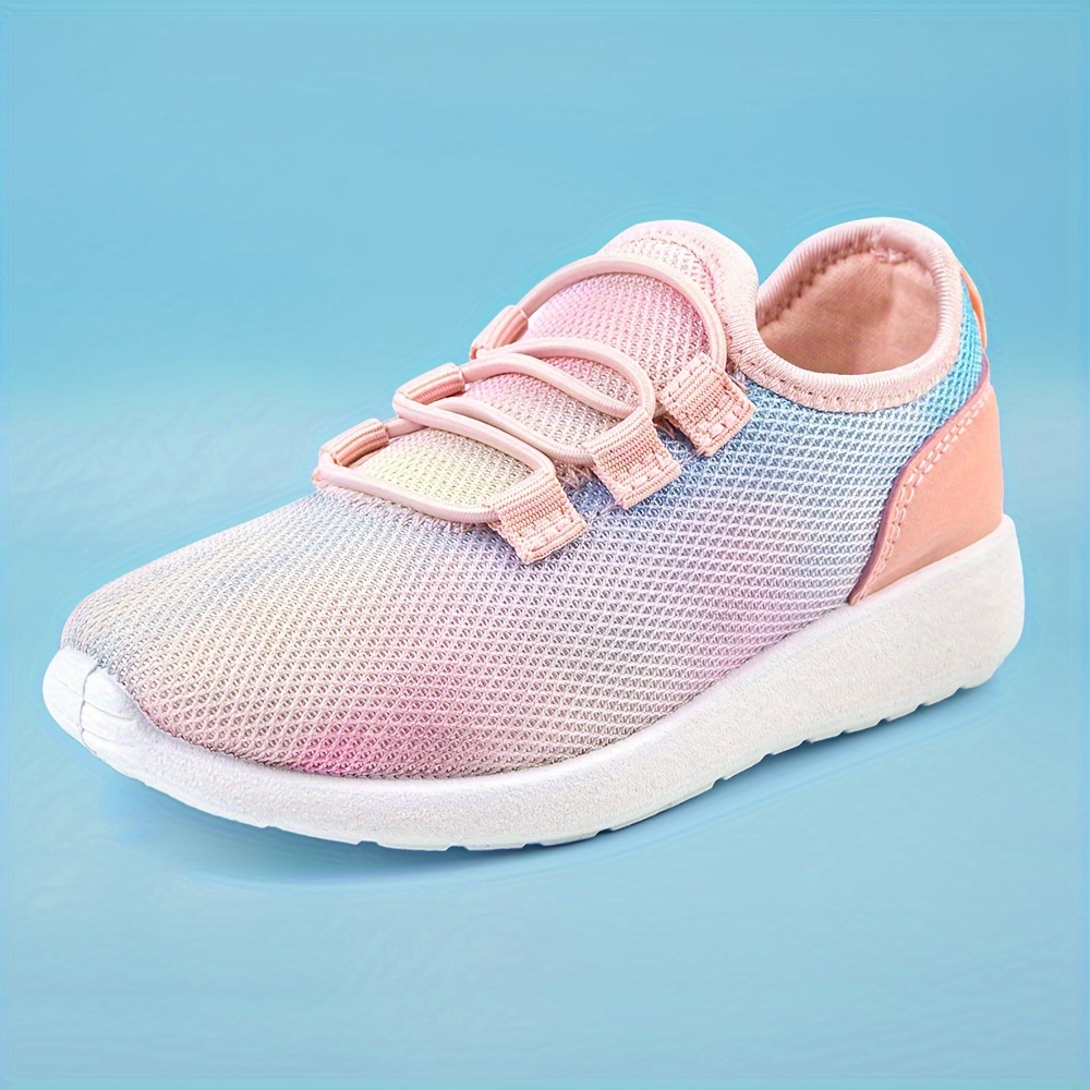 girls shoes kids slip on tennis sneakers walking running shoes details 8