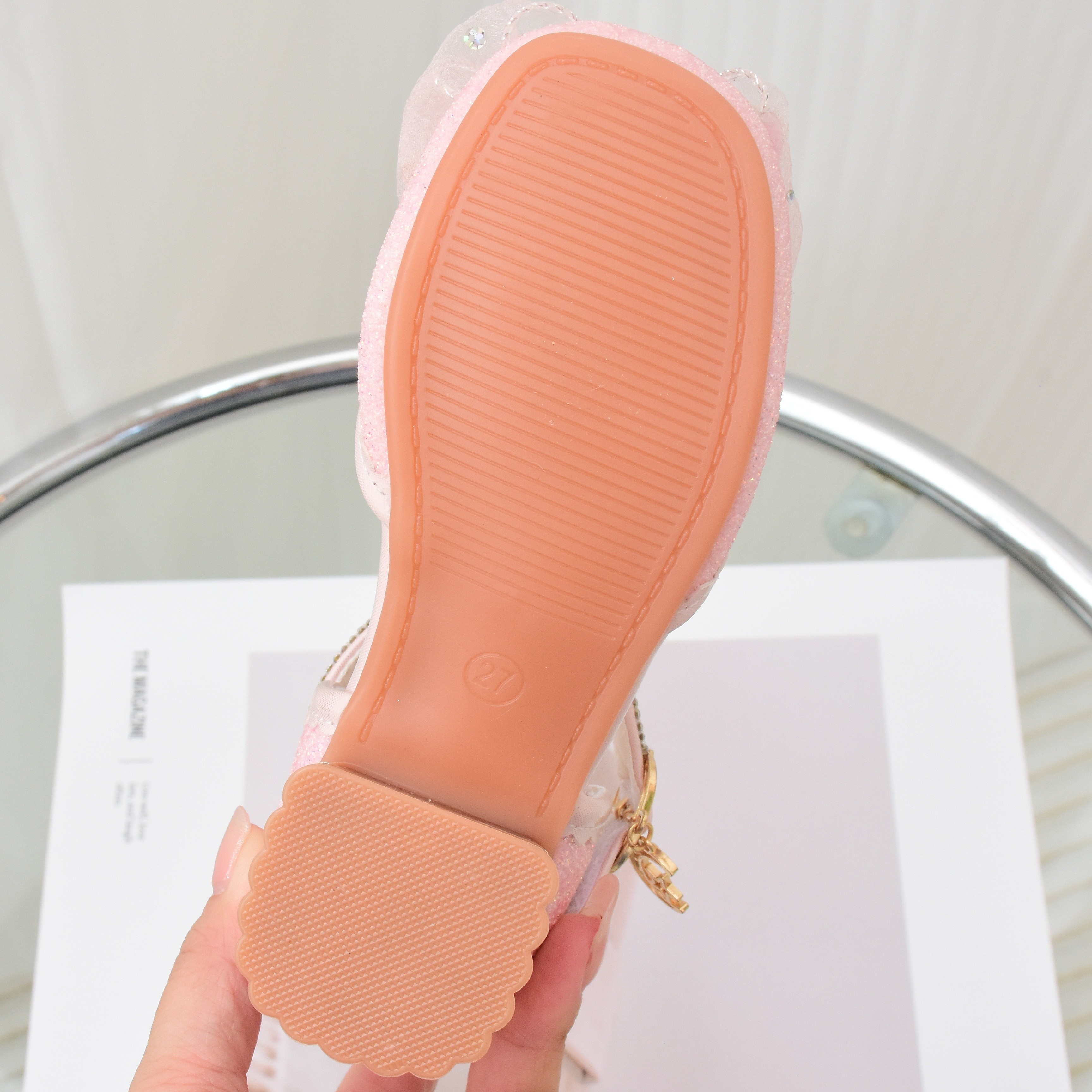 trendy elegant bowknot rhinestone high heel shoes for girls lightweight non slip dress shoes for performance party details 4