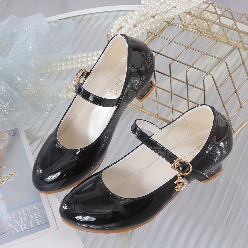 trendy elegant solid color high heel shoes for girls lightweight non slip soft bottom dress shoes for performance party details 2