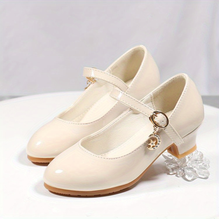 trendy elegant solid color high heel shoes for girls lightweight non slip soft bottom dress shoes for performance party details 9