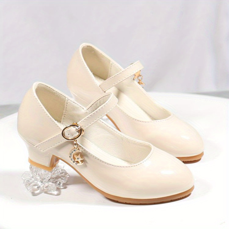 trendy elegant solid color high heel shoes for girls lightweight non slip soft bottom dress shoes for performance party details 10