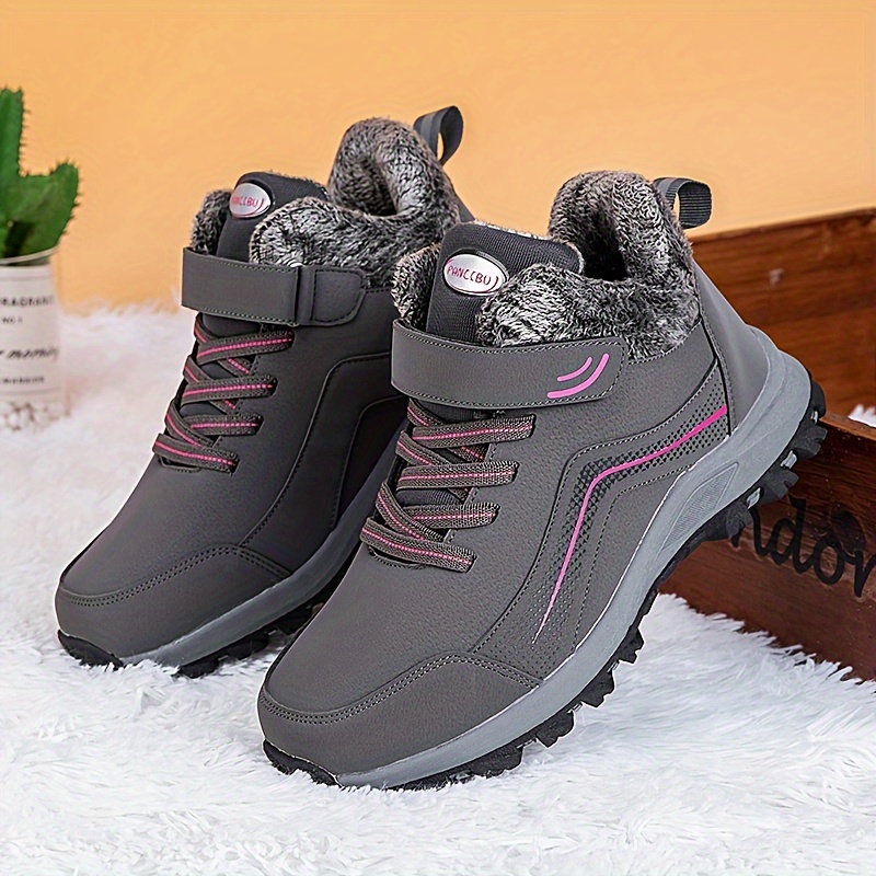 cozy fleece lined girls boots color closure for comfort details 2