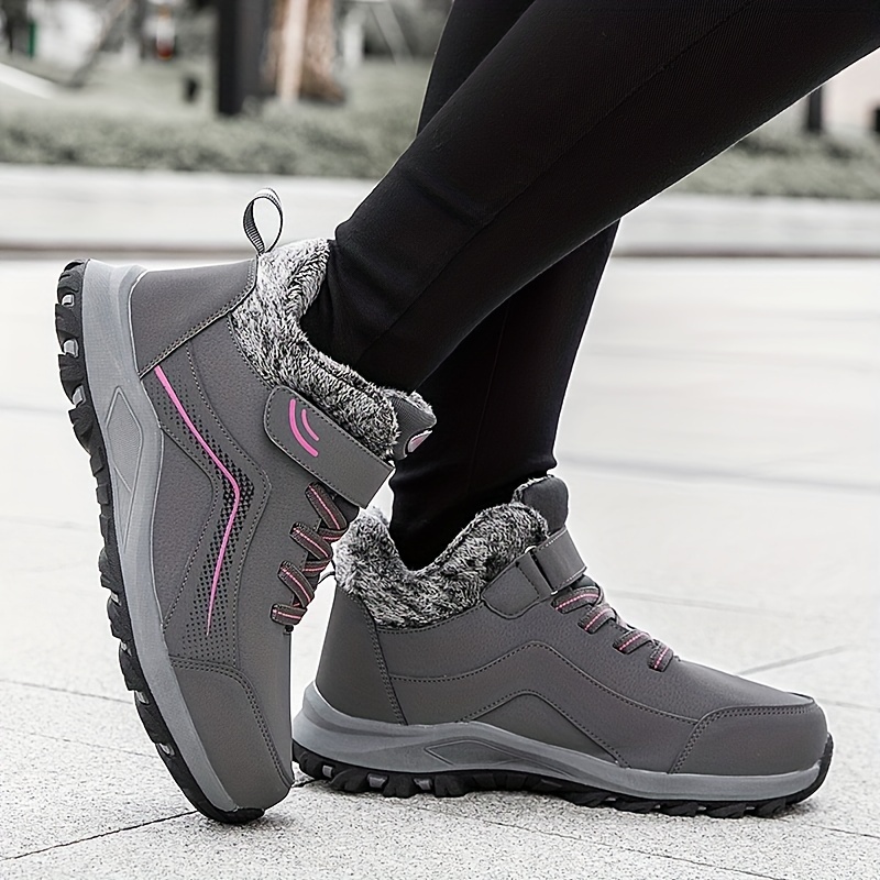 cozy fleece lined girls boots color closure for comfort details 9