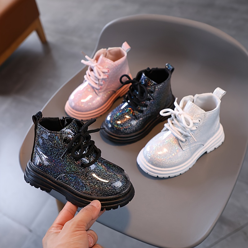 trendy cool boots with zipper for girls wear resistant non slip boots for details 1