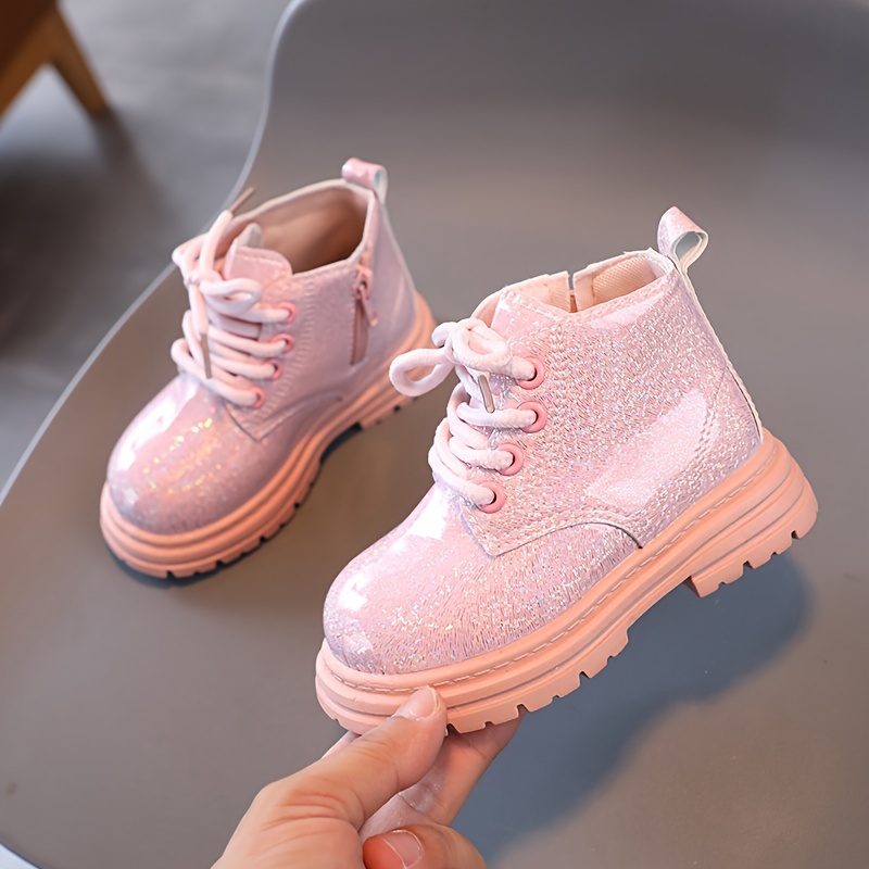 trendy cool boots with zipper for girls wear resistant non slip boots for details 5
