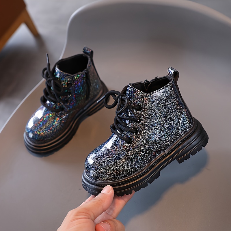 trendy cool boots with zipper for girls wear resistant non slip boots for details 6