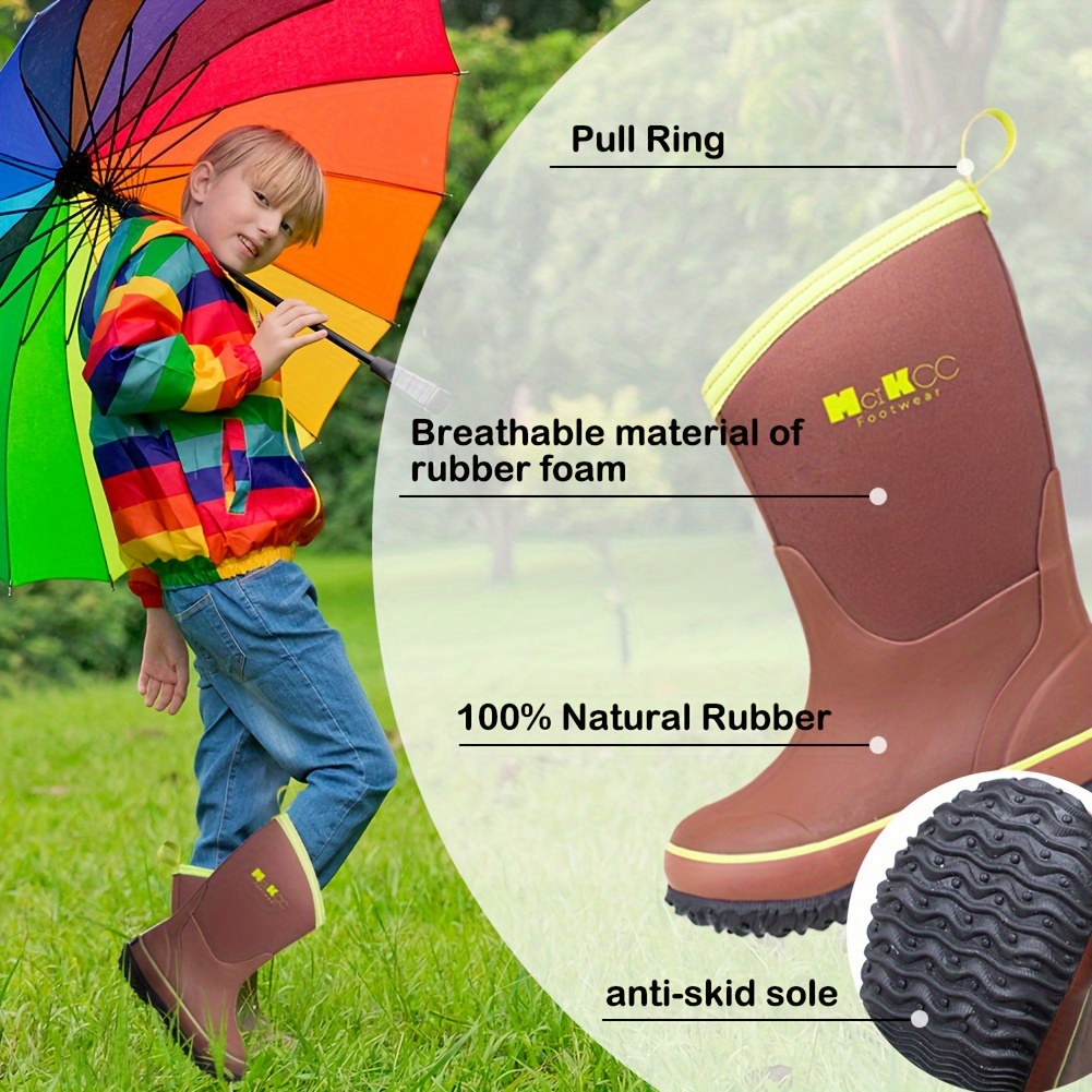 simple and rain and girls outdoor waterproof and breathable high boots wading shoes details 1